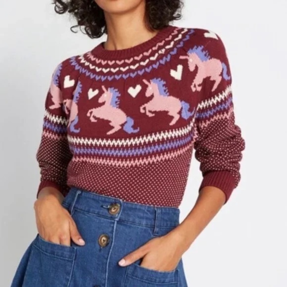 ModCloth Unicorn Sweater NWT